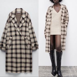 Zara long knit coat or cardigan